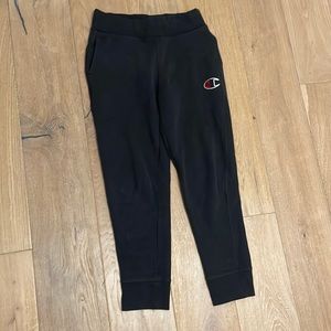 Champion black track pants